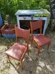 Pair of 60s designer chairs