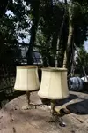 Pair of old bedside lamps
