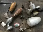 Parts of vintage old bikes