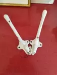 Enameled cast iron coat hooks