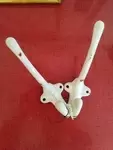 Enameled cast iron coat hooks