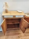 Small, low, revamped sideboard