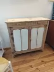 Small 1950s wooden sideboard, revamped 