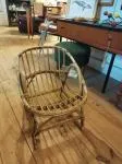 Small rattan armchair from the 70s 