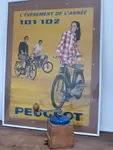 Peugeot 101 102 advertising poster