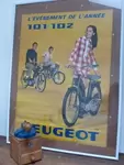 Peugeot 101 102 advertising poster