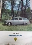 Peugeot 404 station wagon poster