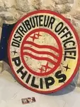 Philips double-sided enamel sign