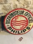 Philips double-sided enamel sign