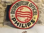 Philips double-sided enamel sign