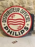 Philips double-sided enamel sign