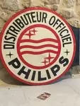 Philips double-sided enamel sign