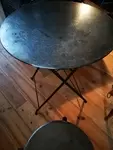 Pickled steel table
