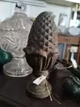 Pine cone staircase ball 