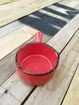 Old red pan