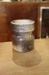 Glazed stoneware pot