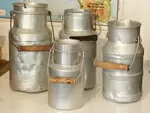 Pure aluminum milk jugs
