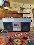 Vintage radio cassette