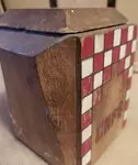 Rare wooden coffee box