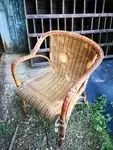 Rattan armchair