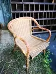 Rattan armchair