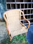 Rattan armchair