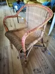 Rattan armchair