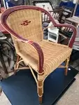 Rattan armchair