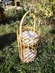 Rattan bottle holder