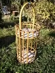 Rattan bottle holder