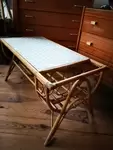 Rattan coffee table