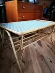 Rattan coffee table