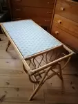 Rattan coffee table