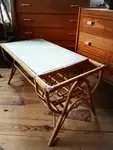Rattan coffee table