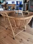 Rattan cradle