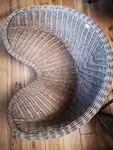 Rattan meditation chair