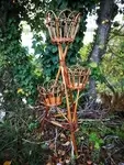 Rattan plant holder