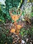 Rattan plant holder