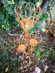 Rattan plant holder