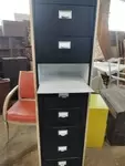 Refurbished 10-drawer metal column