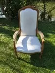Refurbished Voltaire armchair 