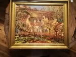 Reproduction Braun Pissaro editions The red roofs