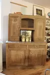 Restored art deco two-body sideboard