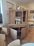 Restored art deco two-body sideboard