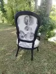 Restored old armchair