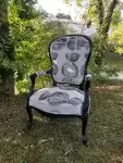 Restored old armchair