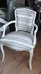 Revamped bergère armchair