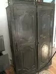 Riveted metal cabinet