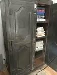 Riveted metal cabinet