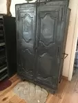 Riveted metal cabinet